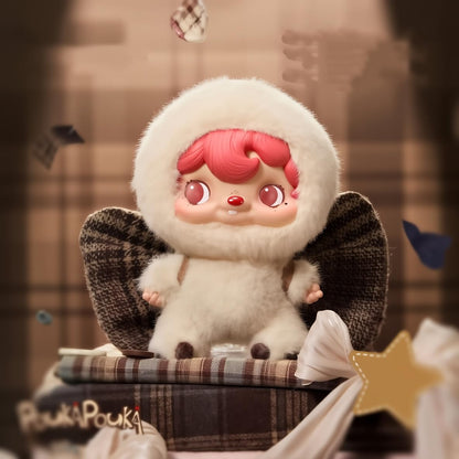 Pouka Pouka Mascot Series Plush Blind Box | Labubu-Inspired Plush-Style Design, Fluffy Healing Mascot Doll | Random 1 Figure from 6 Regular + 1 Secret (Approx. 16cm / PVC + Polyester Material)