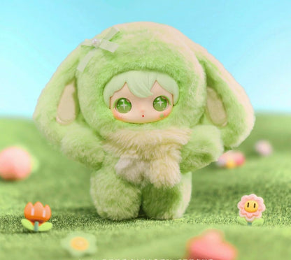 ShyShy Bunny Sparkle – Sparkly World Series Blind Box | Plush Keychain Charm (3D PVC Face) | Blind Box Random 1pc | Approx. 14cm Fluffy Soft Material | Bag Charm & Home Decor Mascot