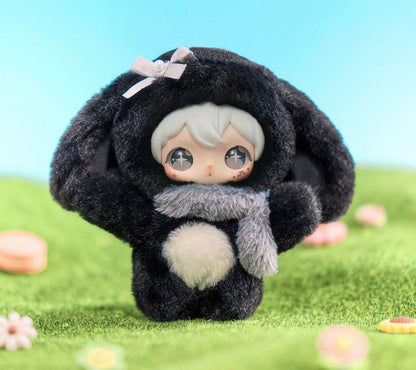 ShyShy Bunny Sparkle – Sparkly World Series Blind Box | Plush Keychain Charm (3D PVC Face) | Blind Box Random 1pc | Approx. 14cm Fluffy Soft Material | Bag Charm & Home Decor Mascot